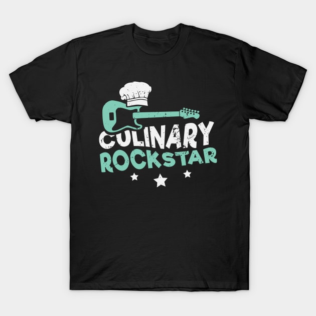 Culinary Rockstar For Cooking Chef T-Shirt by seiuwe